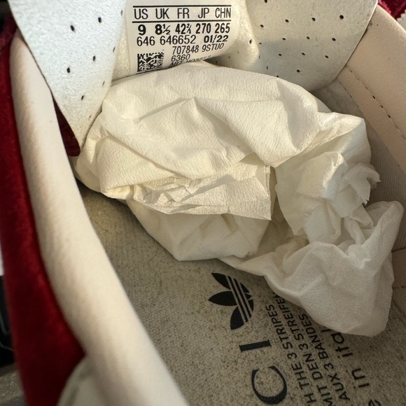 Adidas x Gucci Gazelle Red - Picture 5 of 8